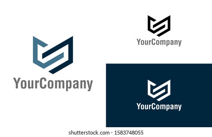 Simple monogram letter M logo icon design template elements. Simple minimalist template graphic illustration. Creative vector emblem, for icon or design concept.