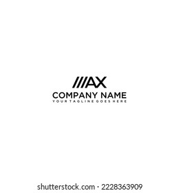 Simple monogram logo design with geometric shapes and minimalist style