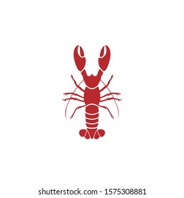 simple monogram shrimp logo design