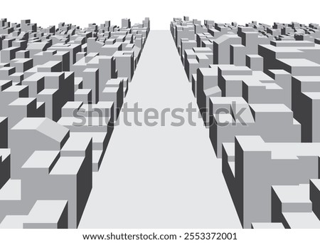 Simple monotone buildings and main street