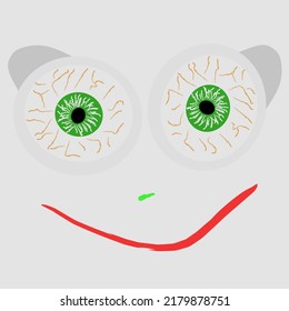 SIMPLE MONSTER FACE DESIGN FOR THOSE WHO LEARN TO DESIGN