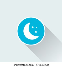 simple moon icon