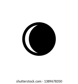 Simple Moon Icons Vector Design Template