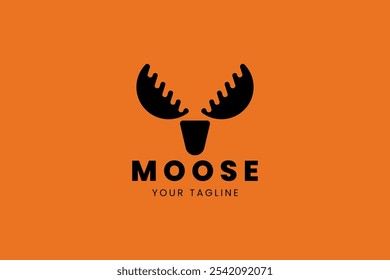 Logotipo Moose Simples, Logotipo Moose Vetor