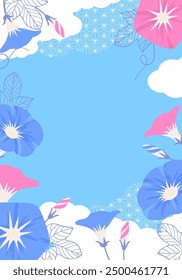 Simple mañana gloria ilustración de fondo