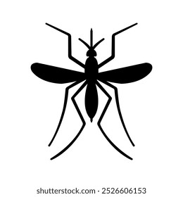 ícone de mosquito simples ilustração vetor