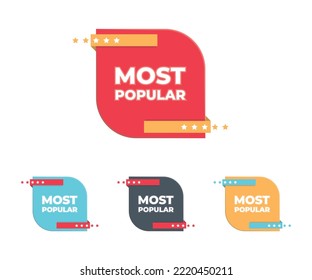 Banner sencillo de ilustración vectorial más popular para la venta de ecommerce