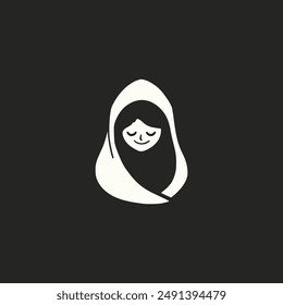 simple mother care logo vector illustration template design