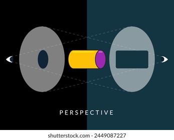 Gráfico de Motivación simple sobre fondo oscuro. La vista Perspectiva