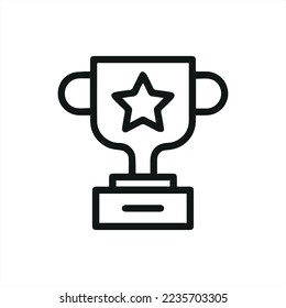 Icono de línea de motivación simple. Símbolo premium con estilo de trazo. Icono de diseño de motivación. Ilustración vectorial.