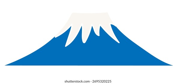 Simples Monte Fuji material de ilustração