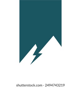 Simple Mountain Business Logo Design Vektorgrafik Vorlage