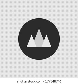 Simple mountain logo
