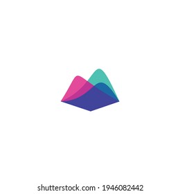 simple Mountain Logo concept template