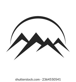 simple mountain logo design suitable for outdoor community, mountain, or outdoor fashion logo - Shutterstock ID 2364550541