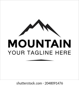 Simple mountain logo images template. Fully editable, suitable for EPS 10.
