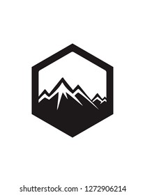 Simple Mountain Logo Template