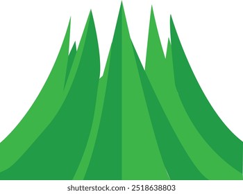 Simple Mountain Peaks Vector Images