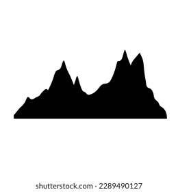 simple mountain Shapes For Logo