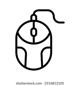 A simple mouse icon use for input and navigation