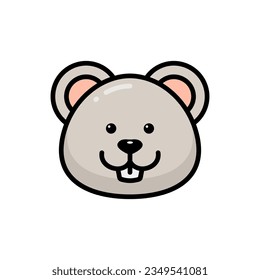 Simple Mouse lineal color icon. The icon can be used for websites, print templates, presentation templates, illustrations, etc