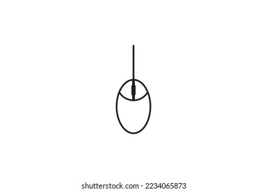 simple mouse vector single  icon 