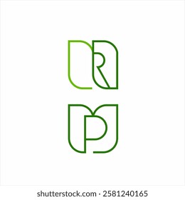 Simple MR and MP logo design.	