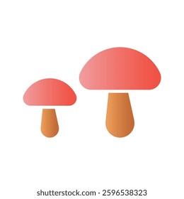 Simple Mushroom icon. mushroom icon