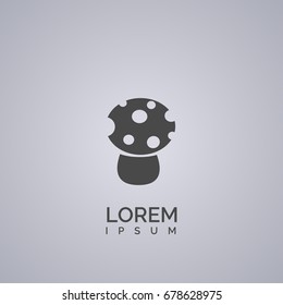 simple mushroom icon