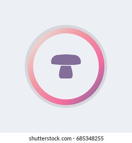 simple mushroom icon