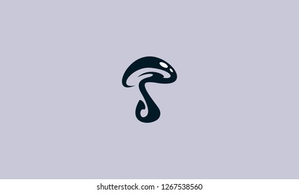 Simple Mushroom Logo Vector