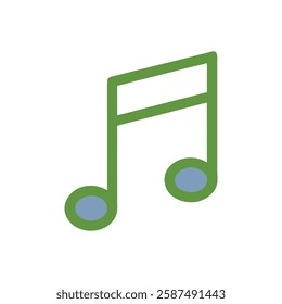 Simple Music Note Icon for Learning