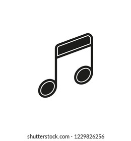 Simple Music Vector Icon