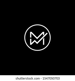 Simple Mw Letter Logo Design Vector Stock Vector (Royalty Free ...