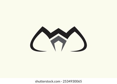 Einfache MW-Logo-Schablone Design Vektor