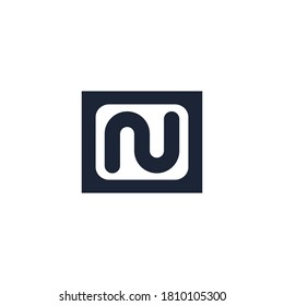 Simple N logo vector design template
