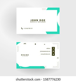 simple name card with memphis shape-02
