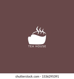 Simple natural home logo design, cafe or restaurant logo, coffee and tea shop for business