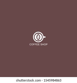 Simple natural home logo design, cafe or restaurant logo, coffee and tea shop for business