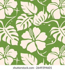 Simple nature floral background. Seamless pattern with hand drawn meadow flowers. Line art .Contour drawing. Sketch style. Modern fashion design for textile, fabric, wrapping, any surface.
