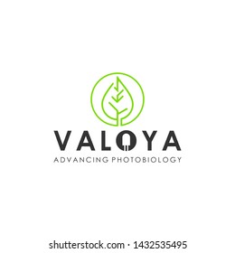 simple nature led vector logo