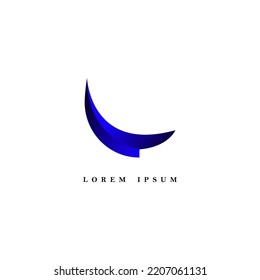 simple nature logo 3d vector template design illustration