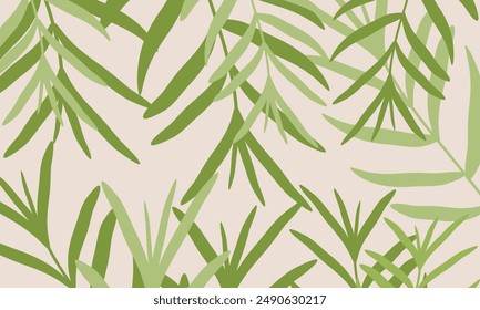 Simple nature with  pastel background. Wallpaper design for social media posts. Paper background in minimal trendy flat style with copy space for text.