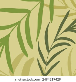 Simple nature with  pastel background. Wallpaper design for social media posts. Paper background in minimal trendy flat style with copy space for text.