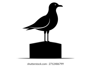 Escena de la naturaleza simple con pájaros y silueta negra de la rama frondosa