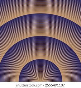 simple navey blue colour thik to thin sunbrust line pattern on brown colour background.