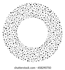 Simple Network of Circles Linked together showing Organization and Structure