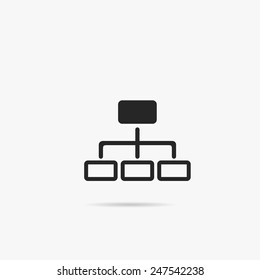 Simple Network icon.