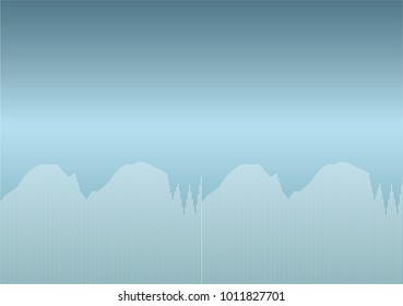 Simple neutral  background with wavelike lines pattern