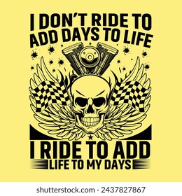 Simple New Bike Tshirt Dseign